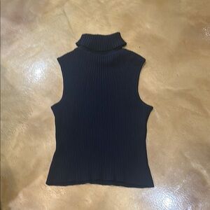 St. John Sport by Marie Gray Black Knit Top.  Ribbed with plenty of stretch.